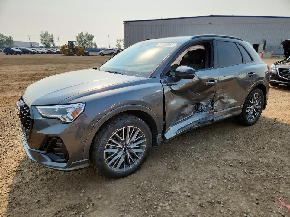 2021 Audi Q3 VIN WA1FECF38M1050217 — COPART salvage auction photo
