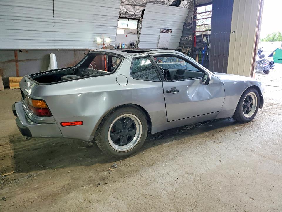 1983 Porsche 944 VIN WP0AA0940DN453471 COPART salvage auction — ROLLOVER, NY - MV-907A SALVAGE CERTIFICATE (P), sold $3,250 on 2026-07-27 (photo 3)