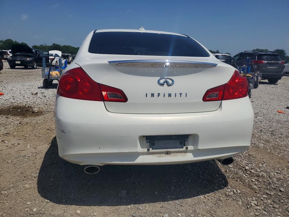 2011 Infiniti G25 VIN JN1DV6AR8BM650633 COPART salvage auction — WATER/FLOOD, OH - CERT OF TITLE-SALVAGE FLOOD, sold $375 on 2026-07-10 (photo 6)