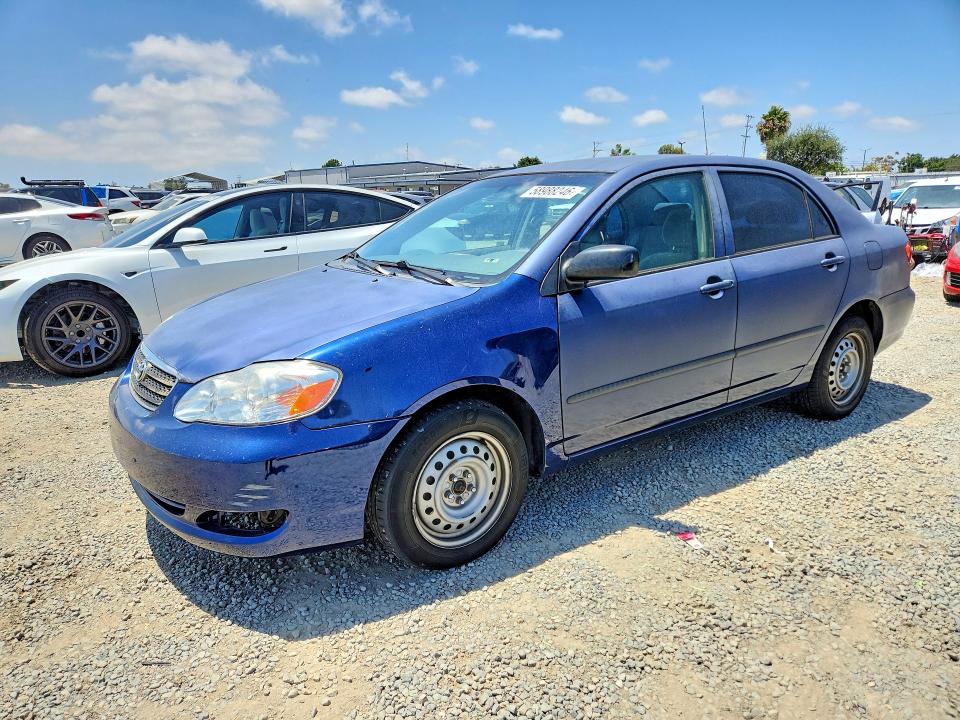 2005 Toyota Corolla VIN JTDBR32E752064363 COPART salvage auction — REAR END, Ca - Salvage Certificate, sold $675 on 2026-07-31 (photo 1)