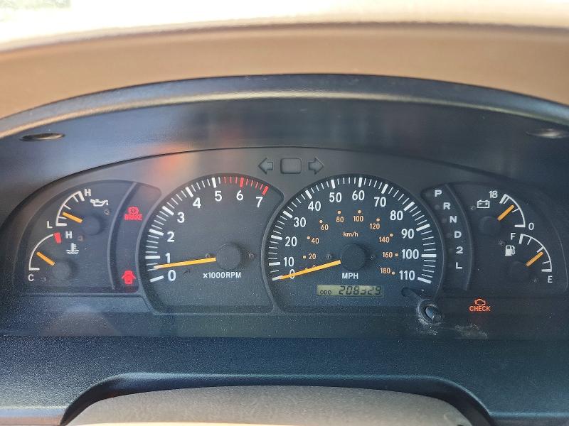2001 Toyota Tundra VIN 5TBRT38121S141981 COPART salvage auction — FRONT END, Ca - Salvage Certificate, sold $1,550 on 2026-07-24 (photo 9)