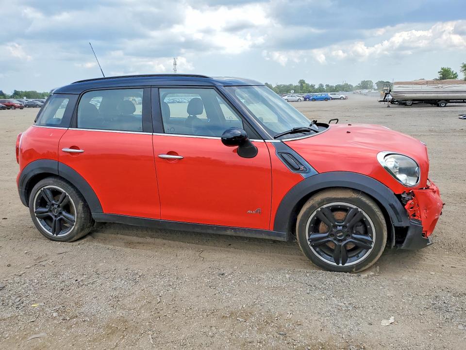 2012 Mini Cooper VIN WMWZC5C52CWL59268 COPART salvage auction — FRONT END, ON - PERMIT NO BRAND - UNFIT, sold $150 on 2026-07-28 (photo 4)