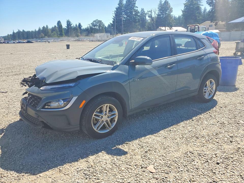 2022 Hyundai Kona VIN KM8K2CAB1NU876768 COPART salvage auction — FRONT END, WA - BILL OF SALE, sold $1,500 on 2026-07-17 (photo 1)