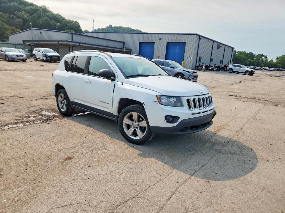 2016 Jeep Compass VIN 1C4NJDBB0GD626966 COPART salvage auction — FRONT END, Pa - Certificate Of Salvage, sold $550 on 2026-07-23 (photo 4)