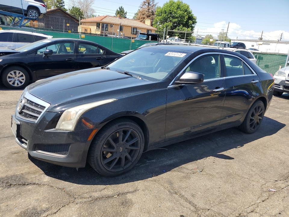 2014 Cadillac Ats VIN 1G6AG5RX1E0195856 COPART salvage auction — REAR END, CO - PUBLIC - SALVAGE TITLE (P), sold $275 on 2026-07-28 (photo 1)