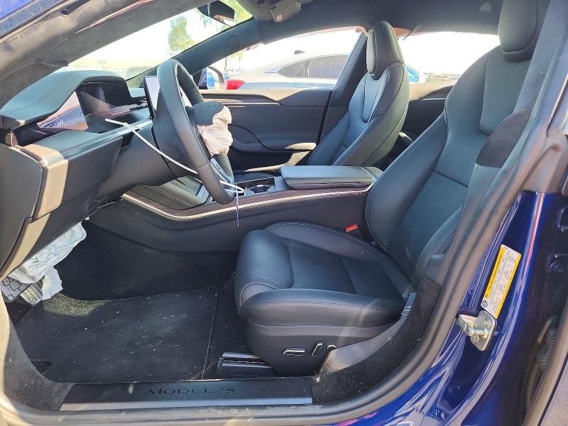 2023 Tesla Model s VIN 5YJSA1E57PF529330 COPART salvage auction — FRONT END, Ca - Salvage Certificate, sold $19,200 on 2026-07-20 (photo 7)