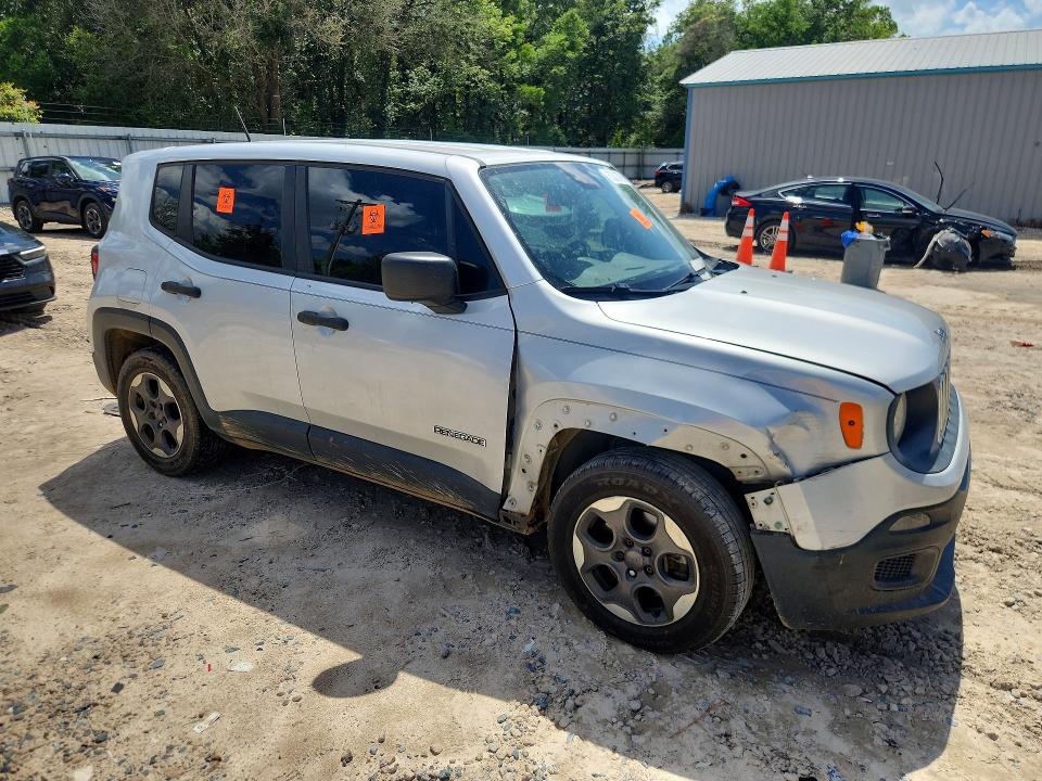 2015 Jeep Renegade VIN ZACCJAATXFPB31058 COPART salvage auction — FRONT END, Ga - Cert Of Title-Salvage, sold $625 on 2026-08-07 (photo 4)