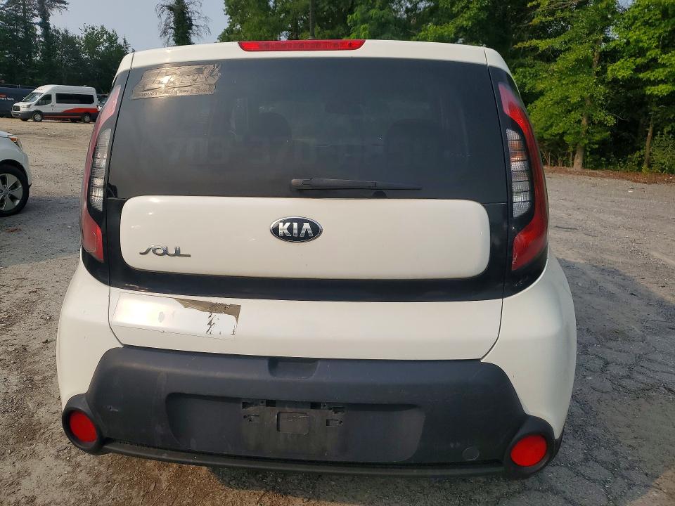 2016 Kia Soul VIN KNDJN2A22G7287232 COPART salvage auction — MINOR DENT/SCRATCHES, VA - CERT OF TITLE - SALVAGE, sold $200 on 2026-07-28 (photo 6)