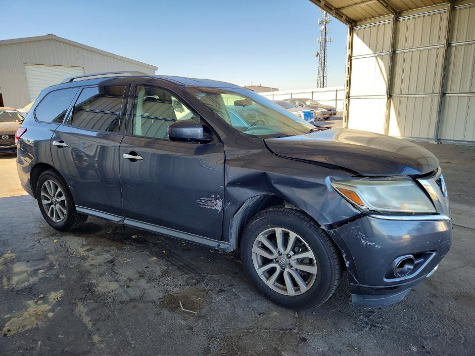 2013 Nissan Pathfinder VIN 5N1AR2MM9DC623474 COPART salvage auction — SIDE, Ca - Salvage Certificate, sold $650 on 2026-07-23 (photo 4)