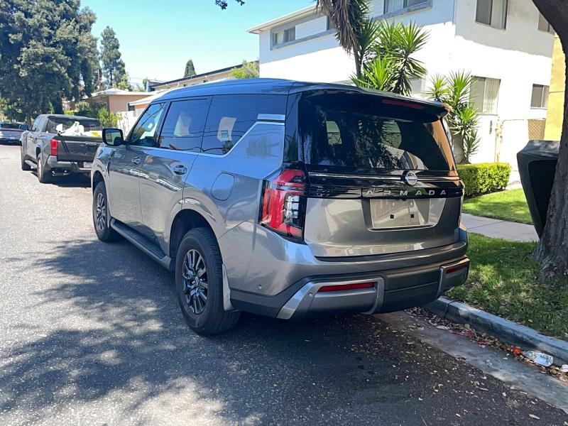 2026 Nissan Armada VIN JN8AY3AD4T9320166 COPART salvage auction — SIDE, CA - CERT OF TITLE OR SALVAGE ACQ (P), sold $525 on 2026-07-21 (photo 3)