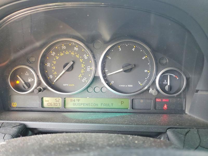 2008 Land rover RANGE ROVER VIN SALME15408A294681 COPART salvage auction — REAR END, PA - CERTIFICATE OF SALVAGE, sold $525 on 2026-07-20 (photo 9)