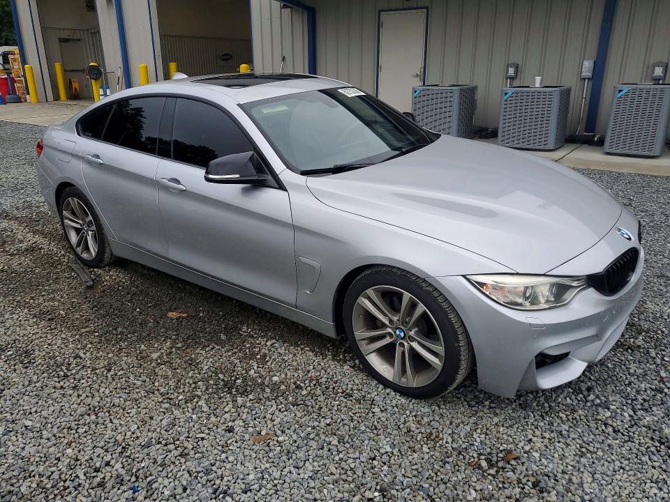2017 BMW 4er VIN WBA4F7C51HG438476 COPART salvage auction — FRAME DAMAGE, NC - DLR ONLY-CLEAN/OVER 25% DAMAGE, sold $6,500 on 2026-08-06 (photo 4)