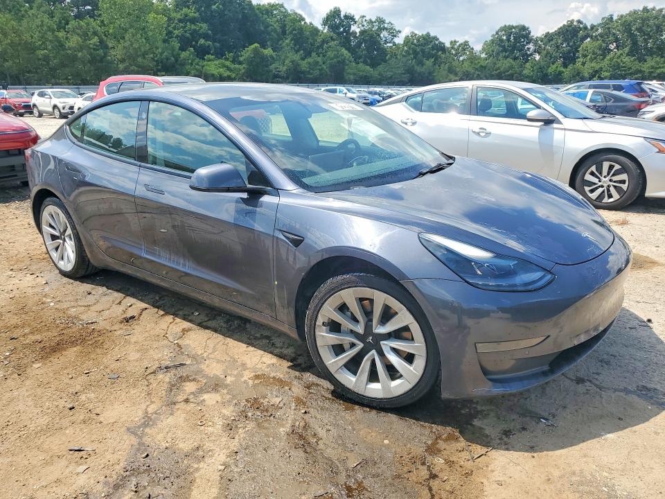 2022 Tesla Model 3 VIN 5YJ3E1EA5NF291075 COPART salvage auction — FRONT END, GA - CERTIFICATE OF TITLE, sold $8,100 on 2026-07-27 (photo 4)