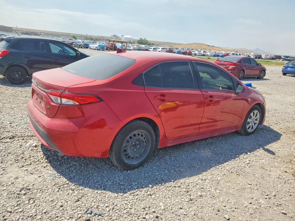 2020 Toyota Corolla VIN JTDEPRAE0LJ113641 COPART salvage auction — SIDE, Fl - Certificate Of Destruction, sold $4,050 on 2026-07-24 (photo 3)