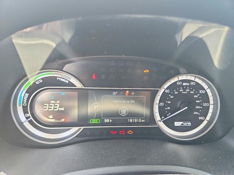 2017 Kia Niro VIN KNDCB3LC6H5045067 COPART salvage auction — MECHANICAL, FL - CERTIFICATE OF TITLE, sold $1,350 on 2026-07-30 (photo 9)