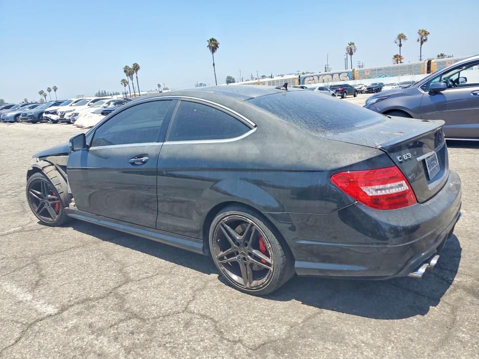 2013 Mercedes-benz C-klasse amg VIN WDDGJ7HBXDG068691 COPART salvage auction — FRONT END, AZ - CERTIFICATE OF TITLE, sold $4,200 on 2026-07-27 (photo 2)