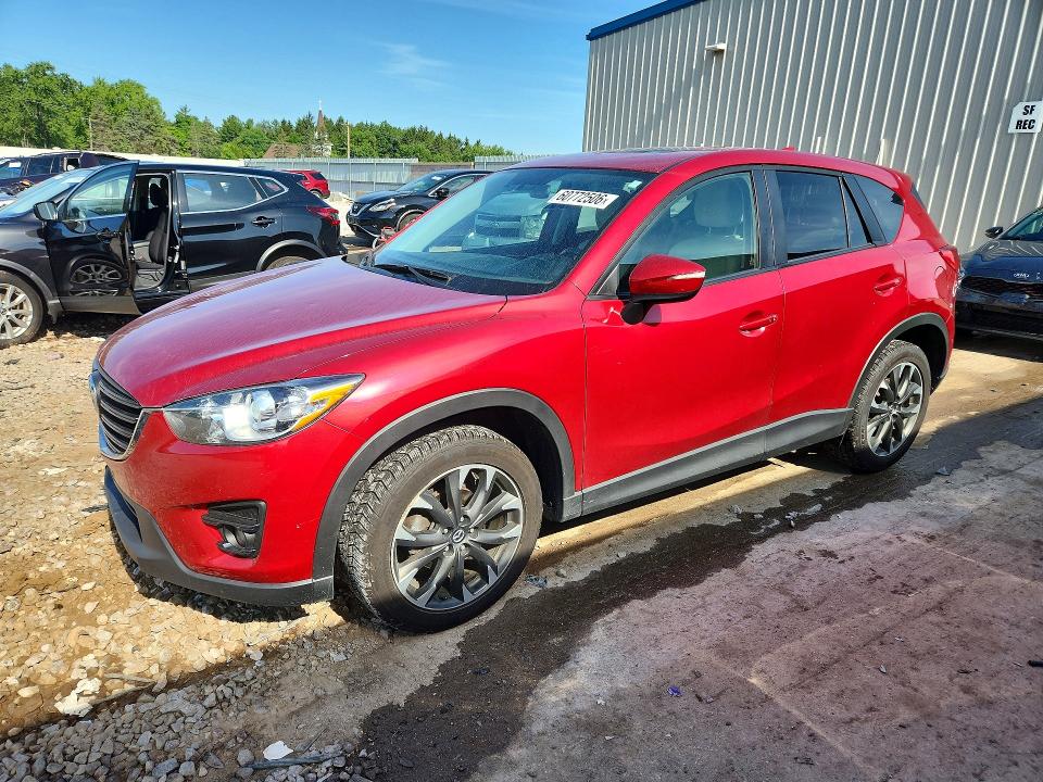 2016 Mazda Cx-5 VIN JM3KE4DY9G0840300 COPART salvage auction — HAIL, Wi - Certificate Of Title, sold $4,900 on 2026-07-27 (photo 1)