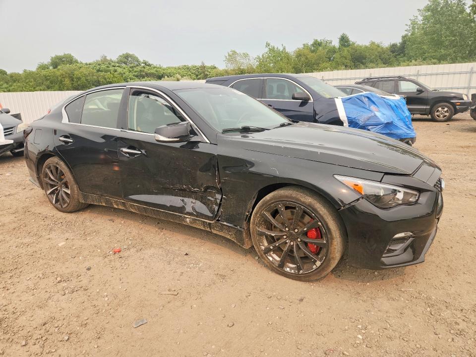 2016 Infiniti Q50 VIN JN1FV7AR1GM451834 COPART salvage auction — SIDE, MA - CERT OF TITLE-RECONSTRCTD COLL, sold $525 on 2026-07-22 (photo 4)