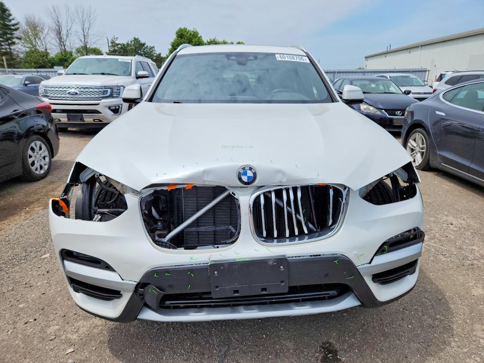 2021 BMW X3 VIN 5UXTY5C01M9E60561 COPART salvage auction — FRONT END, ON - PERMIT SALVAGE, sold $3,600 on 2026-07-21 (photo 5)
