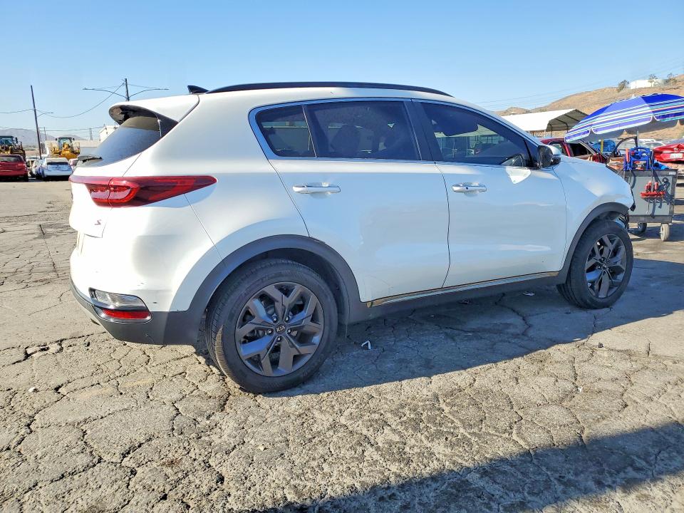 2020 Kia Sportage VIN KNDP63AC7L7660684 COPART salvage auction — FRONT END, CA - SALVAGE CERTIFICATE, sold $3,050 on 2026-07-23 (photo 3)