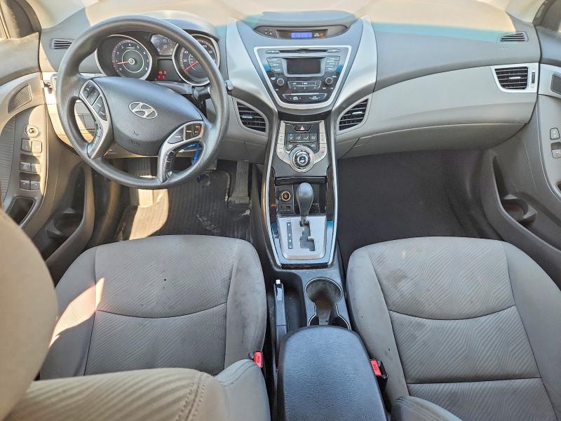 2013 Hyundai Elantra VIN KMHDH4AEXDU973151 COPART salvage auction — VANDALISM, Oh - Cert Of Title-Salvage, sold $1,150 on 2026-07-24 (photo 8)