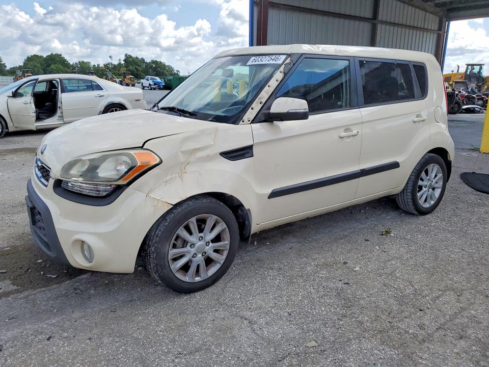 2013 Kia Soul VIN KNDJT2A6XD7756619 COPART salvage auction — FRONT END, Fl - Cert Of Title Slvg Rebuildable, sold $250 on 2026-07-28 (photo 1)