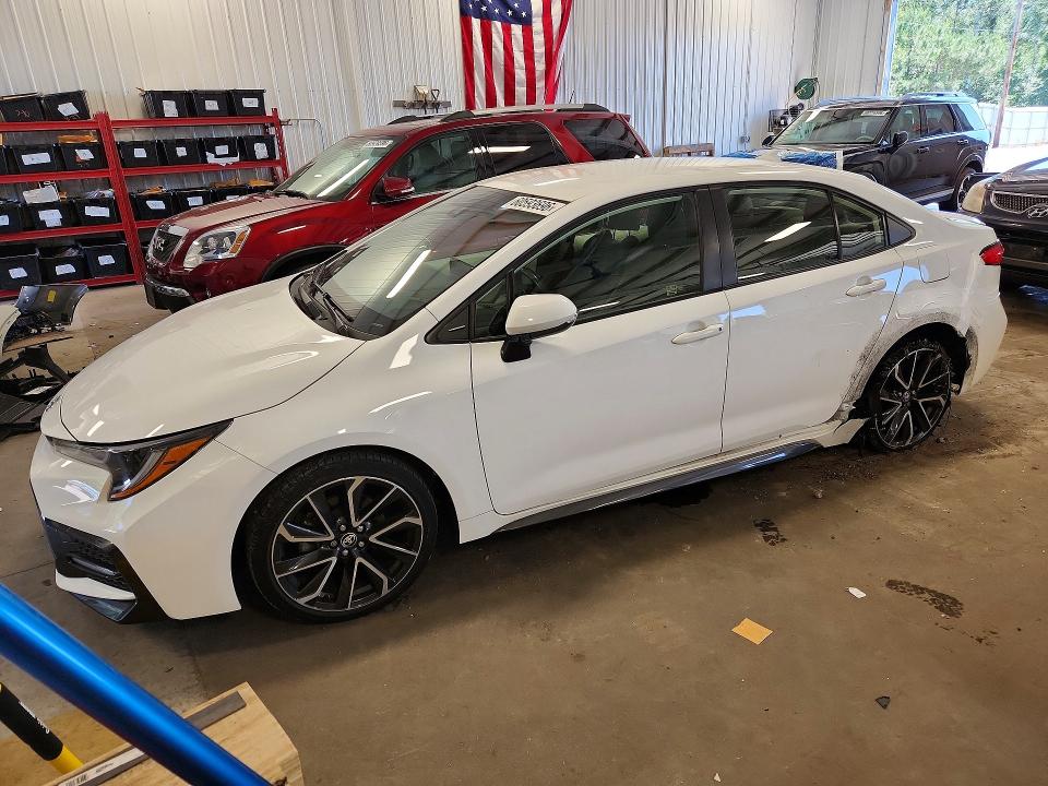 2020 Toyota Corolla VIN JTDS4RCEXLJ022675 COPART salvage auction — SIDE, Mn - Cert Of Title-Salvage, sold $2,900 on 2026-07-28 (photo 1)