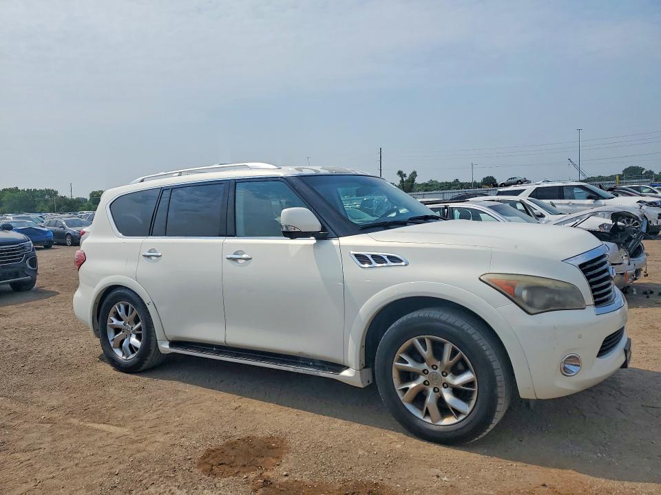 2012 Infiniti Qx56 VIN JN8AZ2NE2C9022130 COPART salvage auction — MINOR DENT/SCRATCHES, IA - CERTIFICATE OF TITLE, sold $2,000 on 2026-07-31 (photo 4)