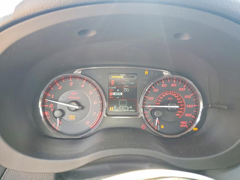 2016 Subaru VIN JF1VA2M67G9804241 COPART salvage auction — MECHANICAL, AL - CERTIFICATE OF TITLE (P), sold $275 on 2026-07-28 (photo 9)