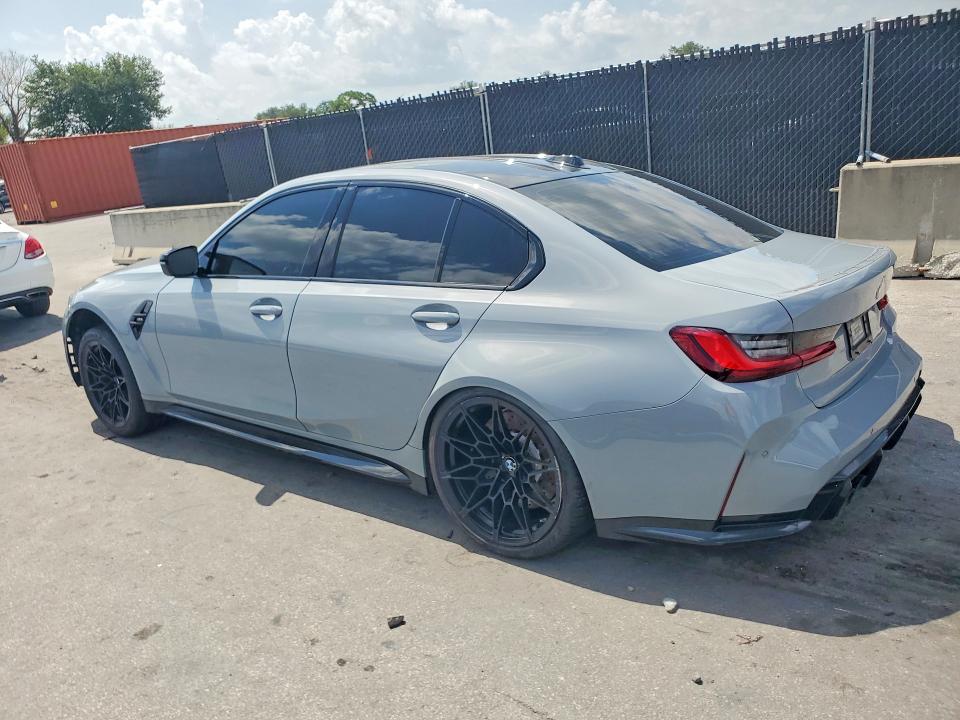 2024 BMW M3 VIN WBS53AY00RFS39123 COPART salvage auction — REAR END, FL - CERT OF TITLE SLVG REBUILDABLE, sold $35,250 on 2026-08-27 (photo 2)