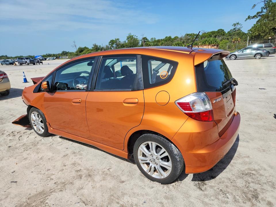 2010 Honda Fit VIN JHMGE8H43AS008975 COPART salvage auction — FRONT END, FL - CERT OF TITLE SLVG REBUILDABLE, sold $100 on 2026-07-29 (photo 2)