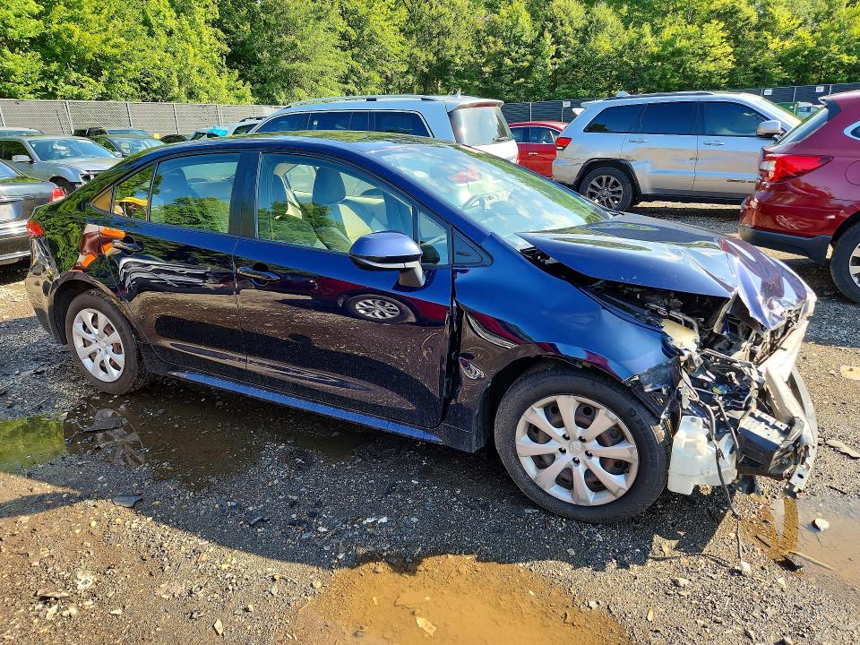 2020 Toyota Corolla VIN JTDEPRAE2LJ064605 COPART salvage auction — FRONT END, Md - Cert Of Salvage > 75% Damage, sold $300 on 2026-07-28 (photo 4)