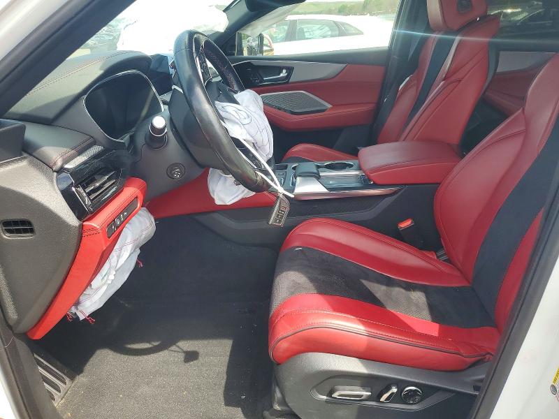 2022 Acura Mdx VIN 5J8YE1H01NL008985 COPART salvage auction — FRONT END, Ny - Mv-907A Salvage Certificate, sold $7,100 on 2026-08-24 (photo 7)