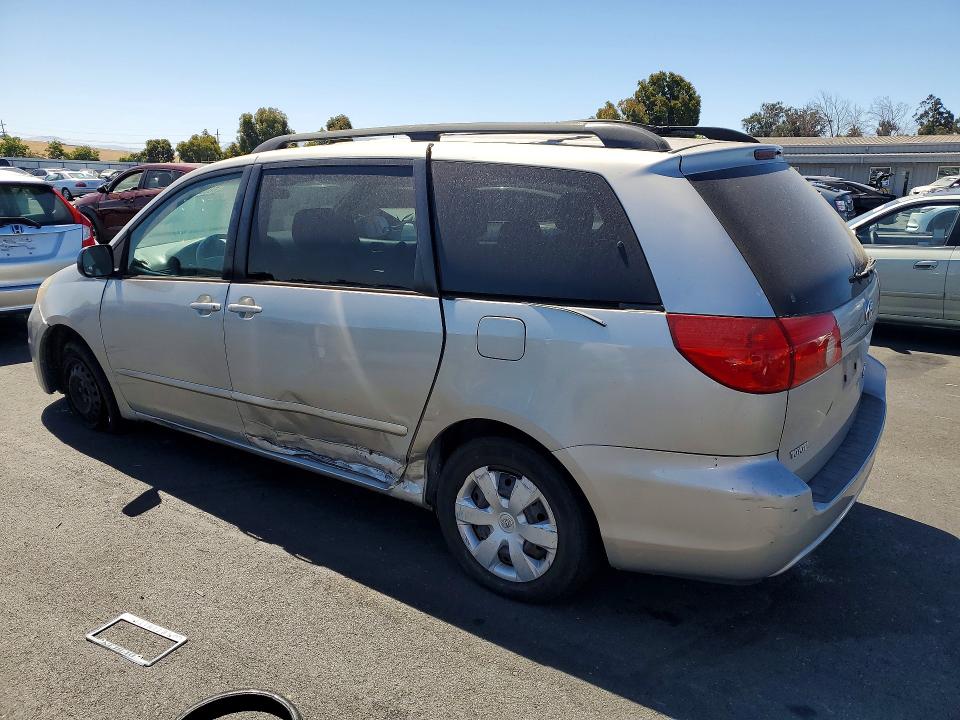 2008 Toyota Sienna VIN 5TDZK23CX8S115796 COPART salvage auction — SIDE, Ca - Salvage Certificate, sold $575 on 2026-07-20 (photo 2)