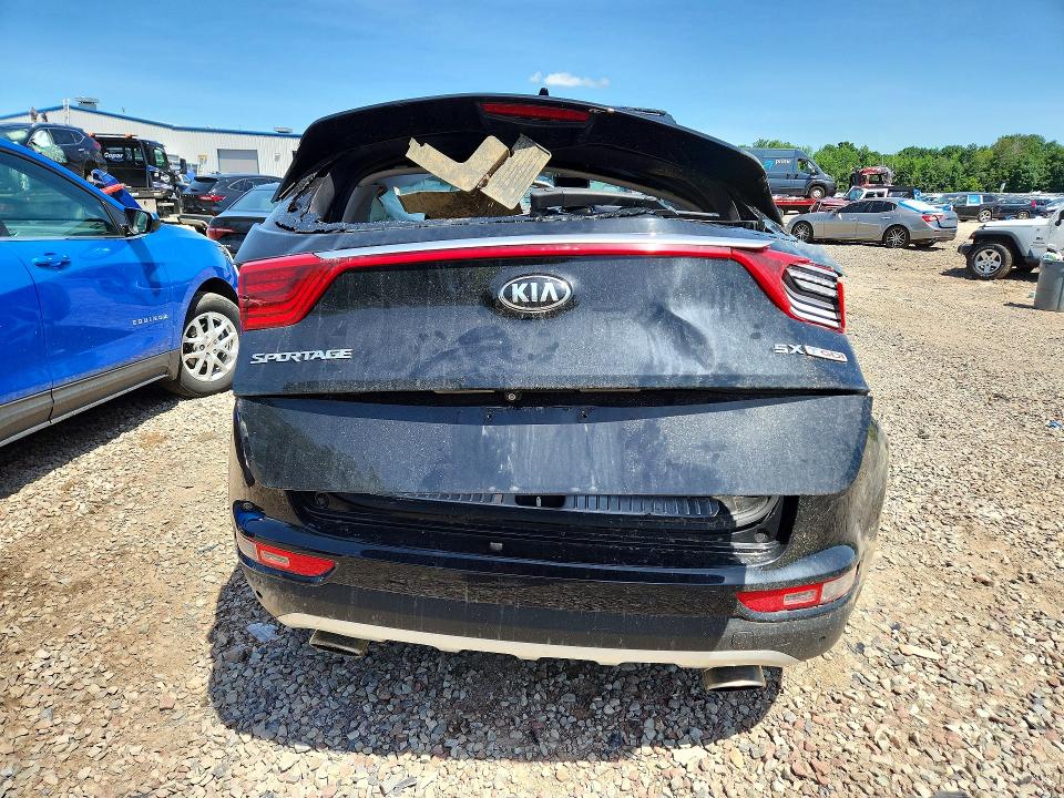 2018 Kia Sportage VIN KNDPRCA65J7370961 COPART salvage auction — ROLLOVER, Ny - Mv-907A Salvage Certificate, sold $1,100 on 2026-07-27 (photo 6)