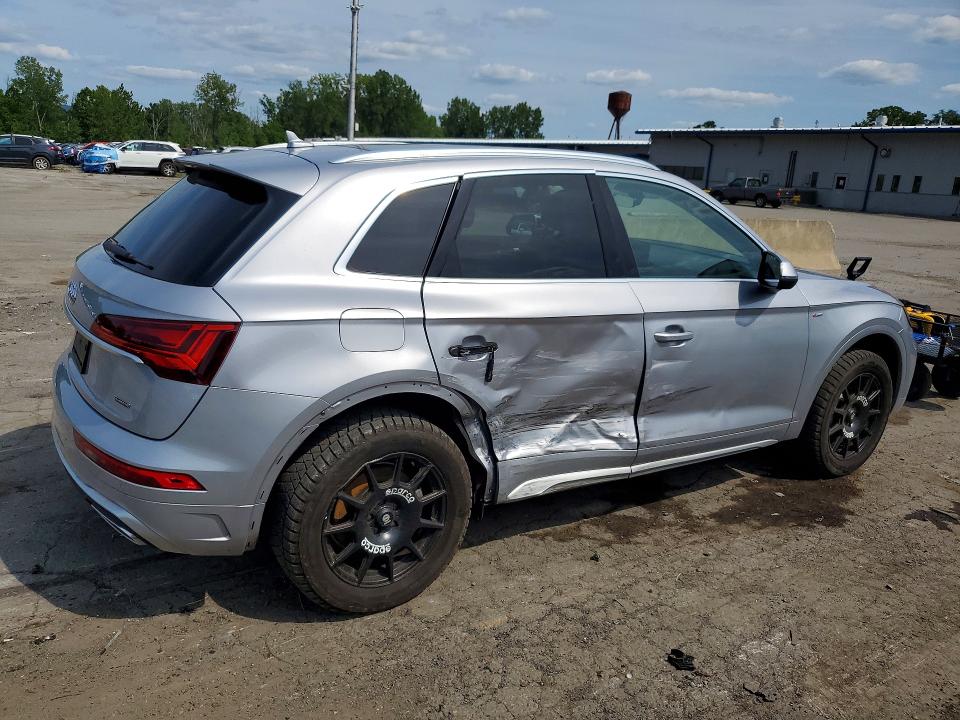 2023 Audi Q5 VIN WA1EAAFY3P2141384 COPART salvage auction — SIDE, NY - MV-907A SALVAGE CERTIFICATE, sold $8,100 on 2026-07-30 (photo 3)