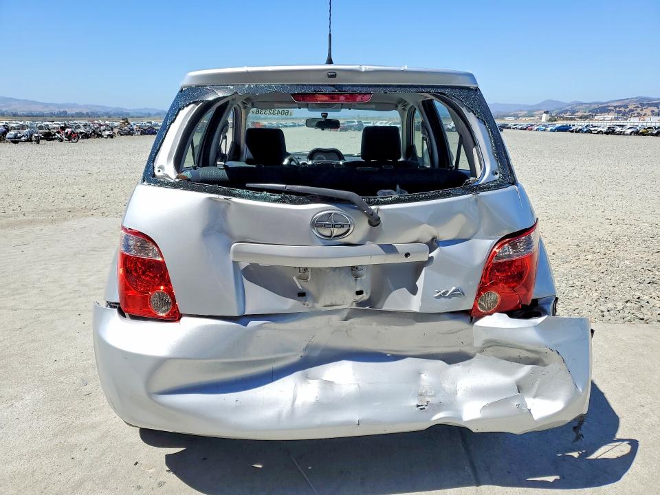 2006 Scion Xa VIN JTKKT604X60151421 COPART salvage auction — REAR END, CA - SALVAGE CERTIFICATE, sold $425 on 2026-07-16 (photo 6)