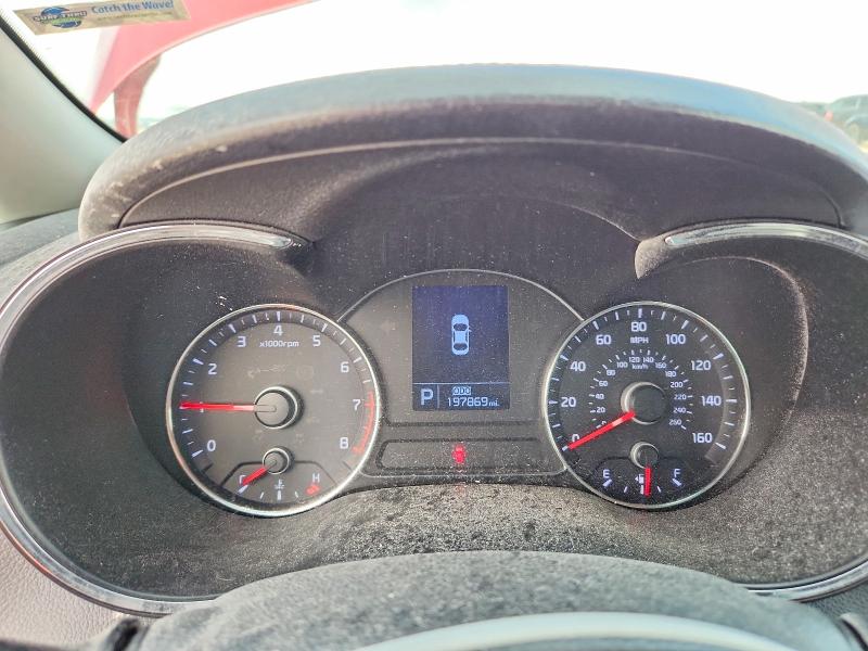 2016 Kia Forte VIN KNAFX4A82G5473717 COPART salvage auction — REAR END, TX - SALVAGE VEHICLE TITLE (P), sold $1,000 on 2026-07-16 (photo 9)