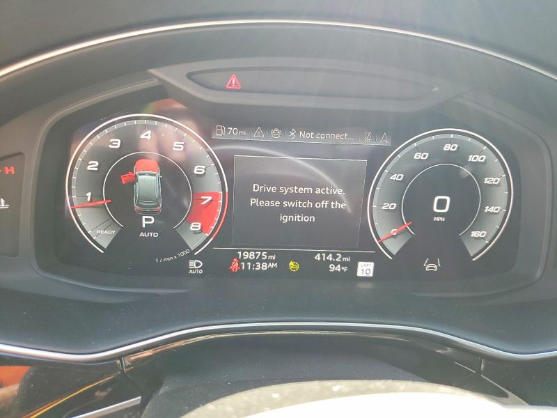 2024 Audi Sq7 VIN WA1VWBF7XRD003346 COPART salvage auction — FRONT END, Co - Public - Salvage Title, sold $35,250 on 2026-09-15 (photo 9)
