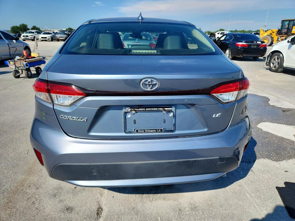 2020 Toyota VIN JTDEPRAE7LJ105262 COPART salvage auction — FRONT END, La - Certificate Of Title, sold $3,550 on 2026-07-24 (photo 6)