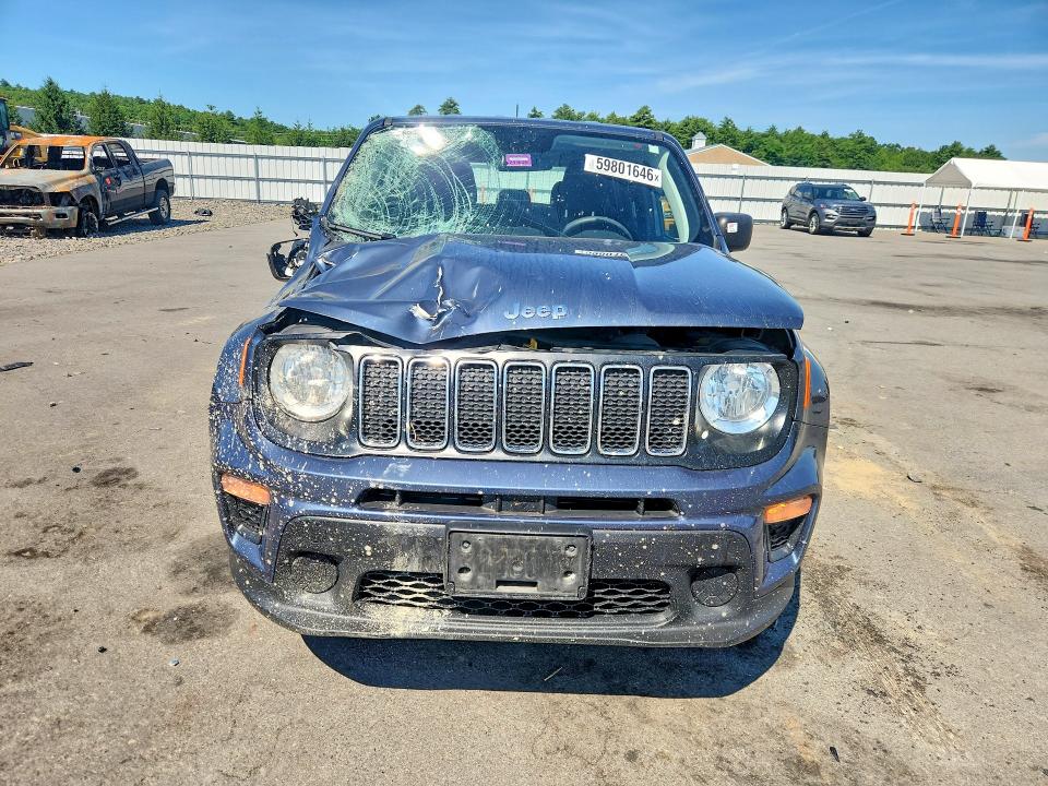 2020 Jeep Renegade VIN ZACNJBAB1LPL50523 COPART salvage auction — FRONT END, Me - Cert Of Title-Salvage Collisio, sold $2,150 on 2026-08-12 (photo 5)