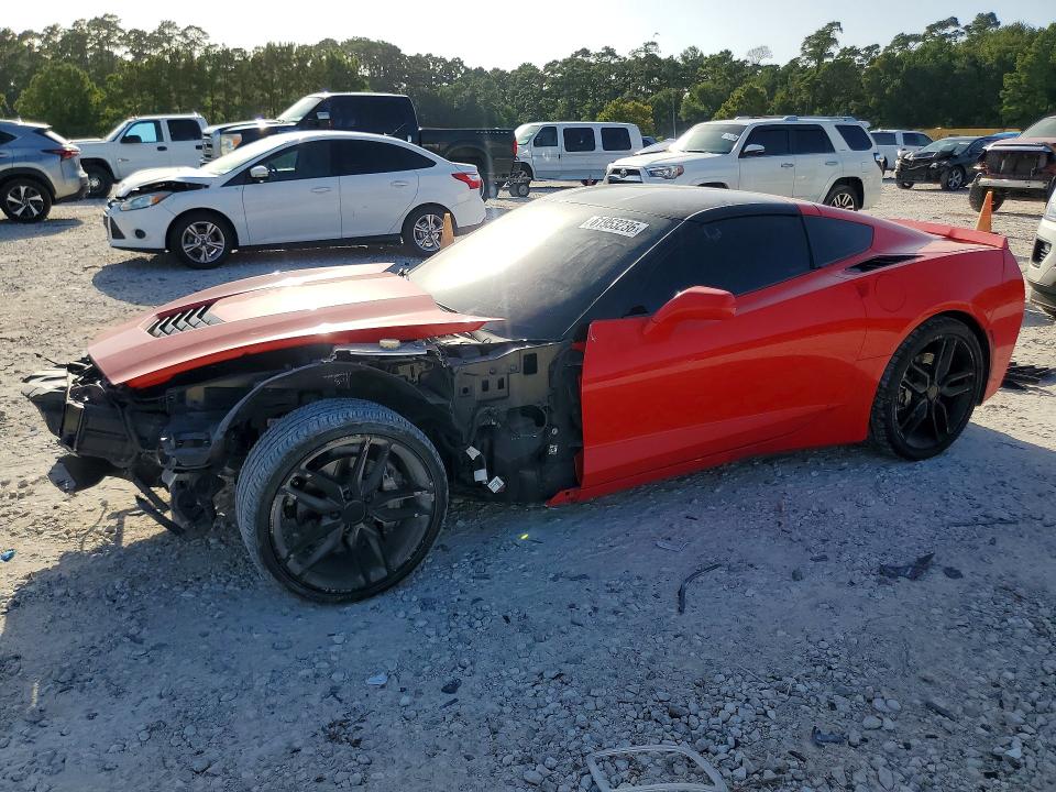 2015 Chevrolet Corvette VIN 1G1YD2D70F5101926 COPART salvage auction — FRONT END, Tx - Salvage Vehicle Title, sold $9,600 on 2026-09-08 (photo 1)