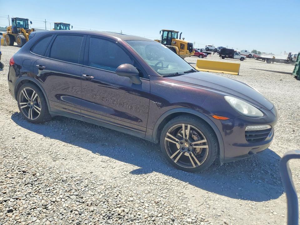 2012 Porsche Cayenne VIN WP1AE2A21CLA90469 COPART salvage auction — HAIL, Co - Certificate Of Title, sold $2,600 on 2026-08-20 (photo 4)