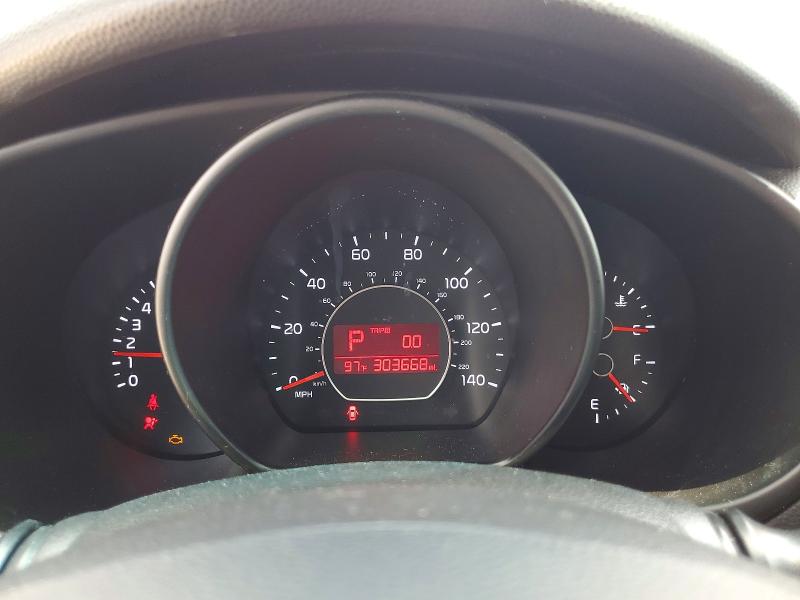 2016 Kia Soul VIN KNDJP3A57G7867893 COPART salvage auction — REAR END, Salvage Title, sold $800 on 2026-07-13 (photo 9)