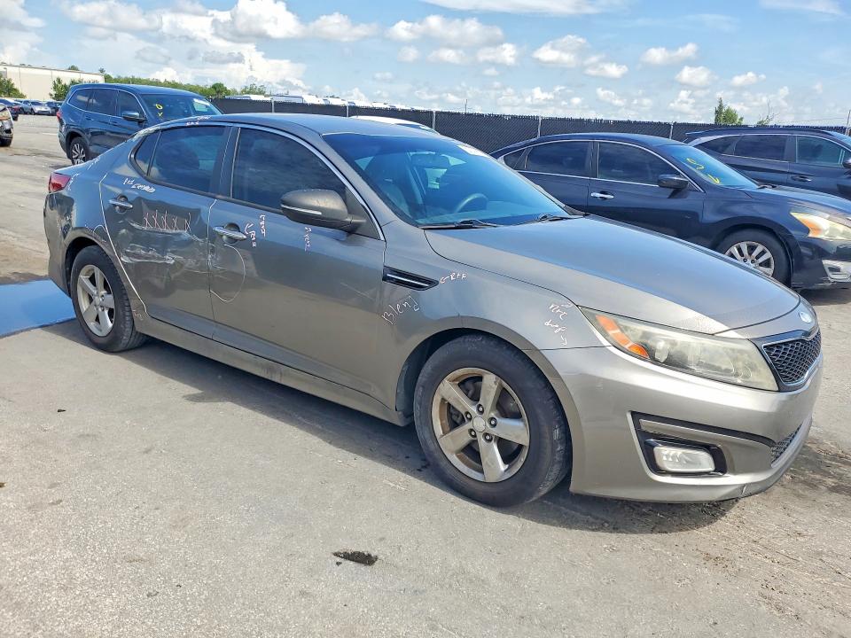 2014 Kia Optima VIN 5XXGM4A79EG300891 COPART salvage auction — SIDE, Fl - Cert Of Title Slvg Rebuildable, sold $375 on 2026-07-21 (photo 4)