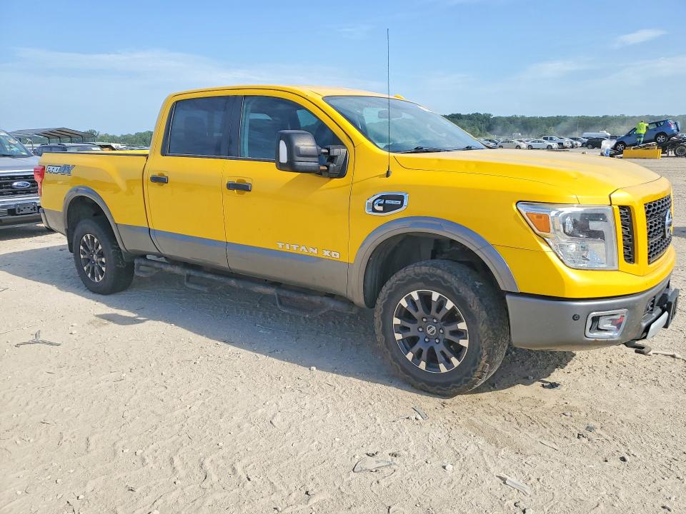 2017 Nissan TITAN VIN 1N6BA1F4XHN553949 COPART salvage auction — HAIL, Mi - Certificate Of Title (P), sold $9,300 on 2026-07-28 (photo 4)