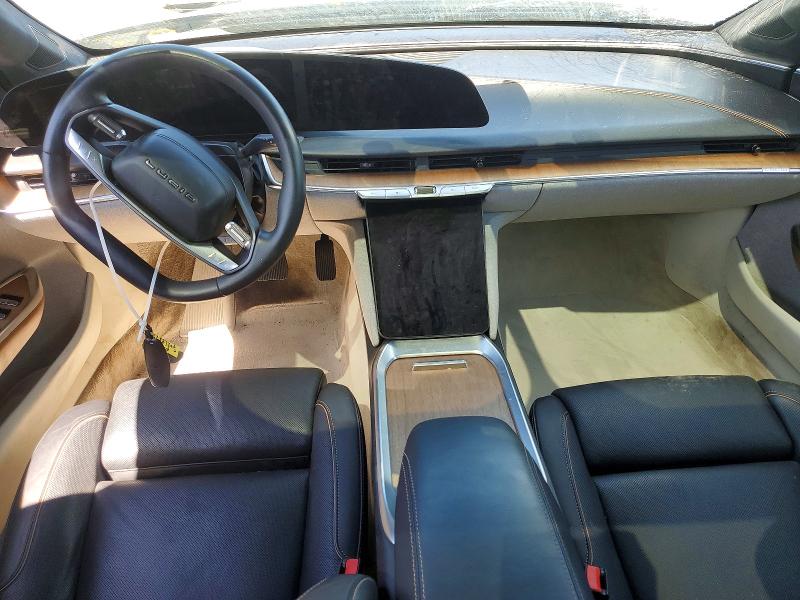 2023 Lucid Air VIN 50EA1TEA8PA001076 COPART salvage auction — FRONT END, Salvage Title, sold $5,500 on 2026-10-02 (photo 8)