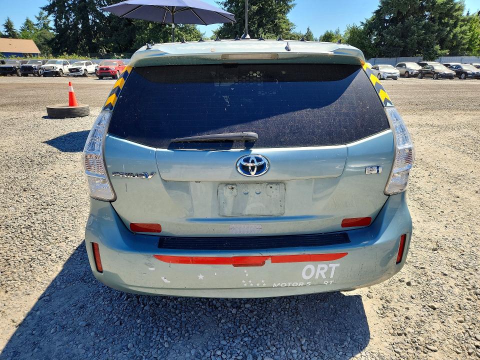 2013 Toyota Prius VIN JTDZN3EU3D3272522 COPART salvage auction — FRONT END, WA - BILL OF SALE, sold $125 on 2026-07-28 (photo 6)