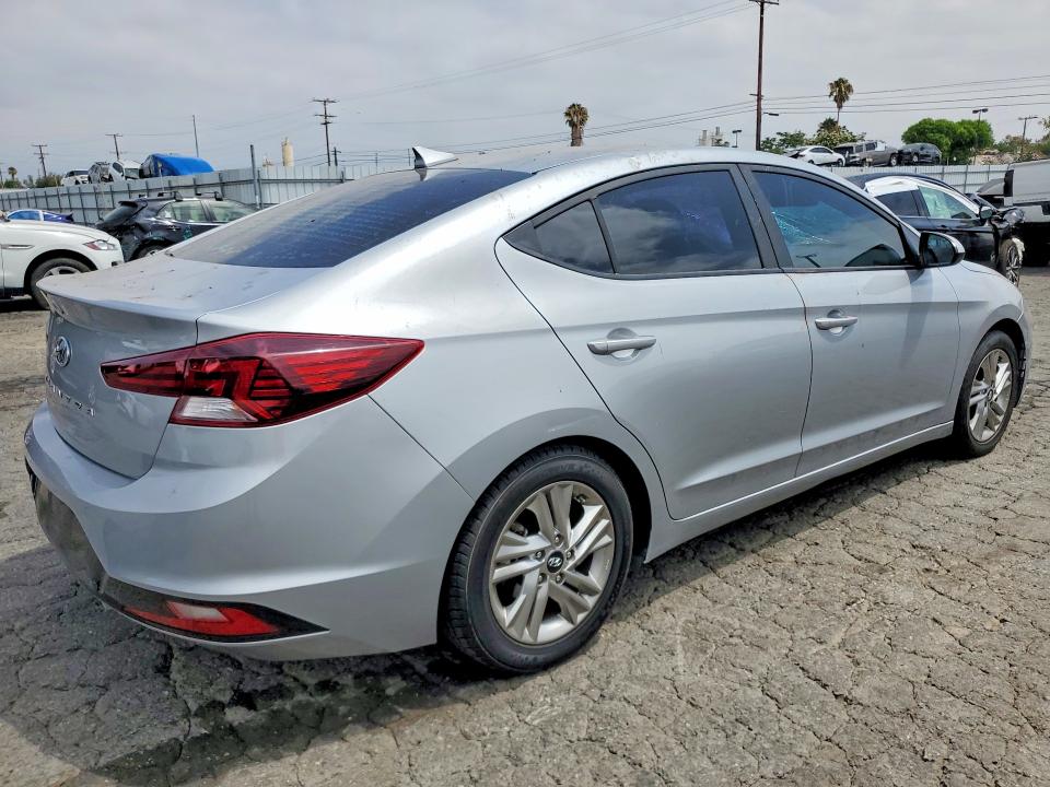 2020 Hyundai Elantra VIN KMHD84LFXLU936590 COPART salvage auction — FRONT END, Ca - Salvage Certificate, sold $3,050 on 2026-07-13 (photo 3)