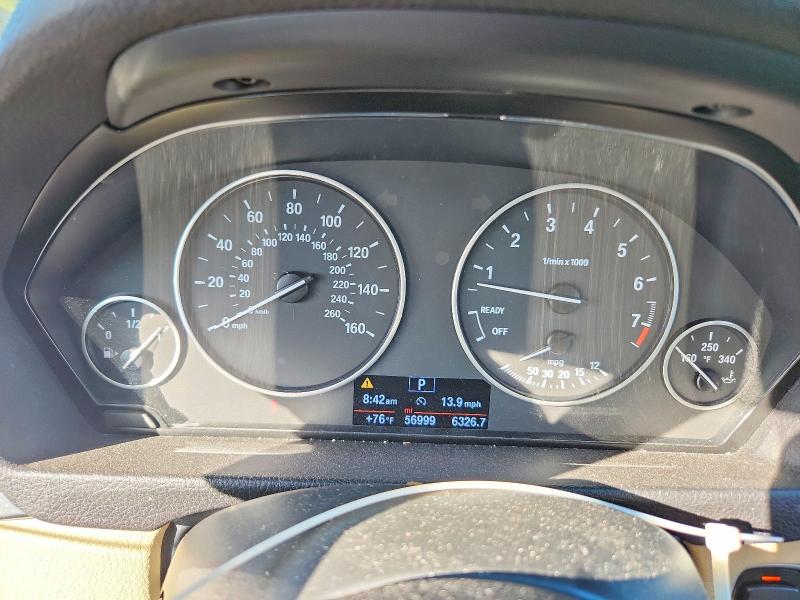 2017 BMW VIN WBA8E1G3XHNU18751 COPART salvage auction — REAR END, Ca - Salvage Certificate, sold $3,900 on 2026-08-14 (photo 9)